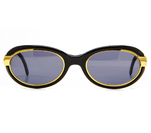 LV Style Semi Round Frame Sunglasses