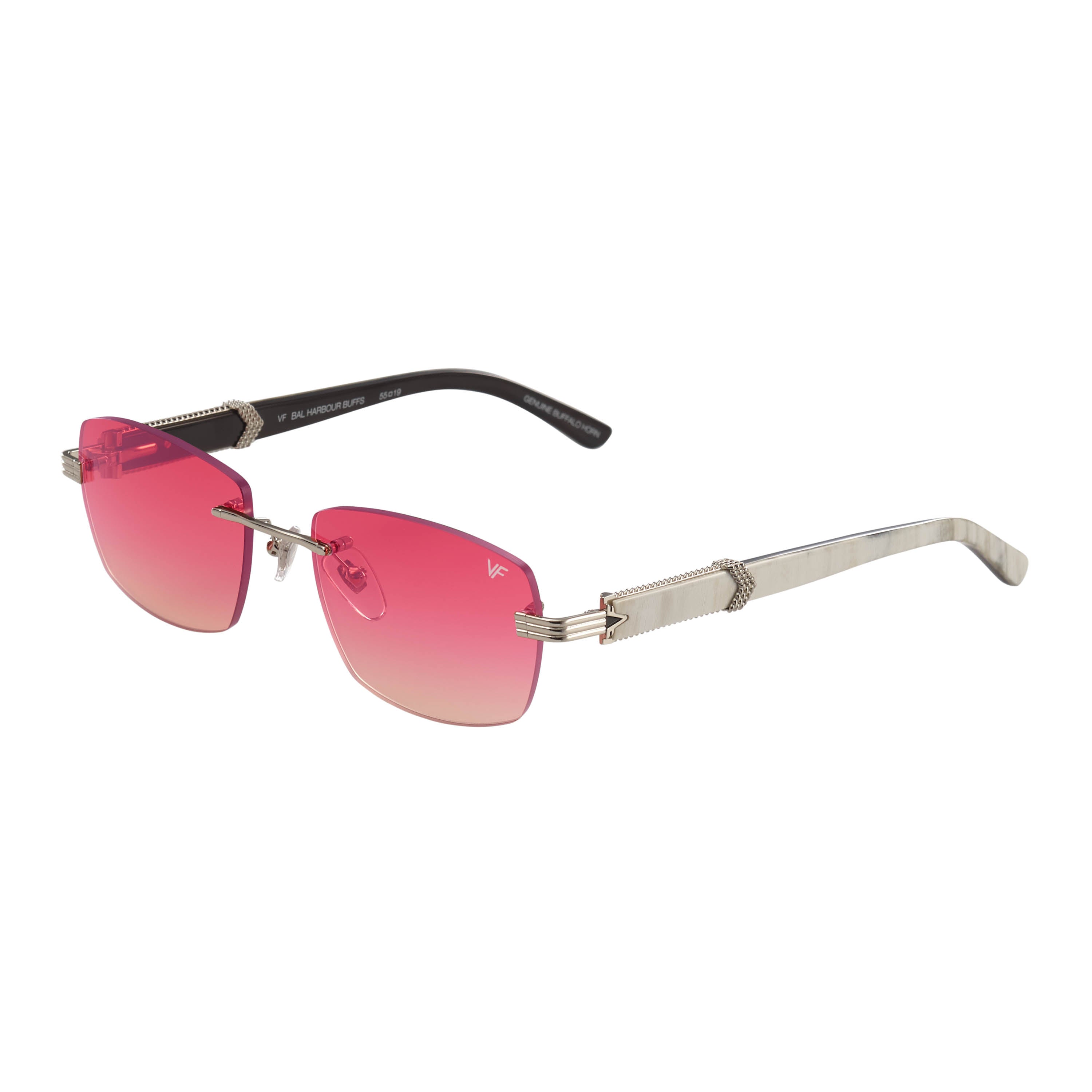 Red buffalo horn glasses hotsell