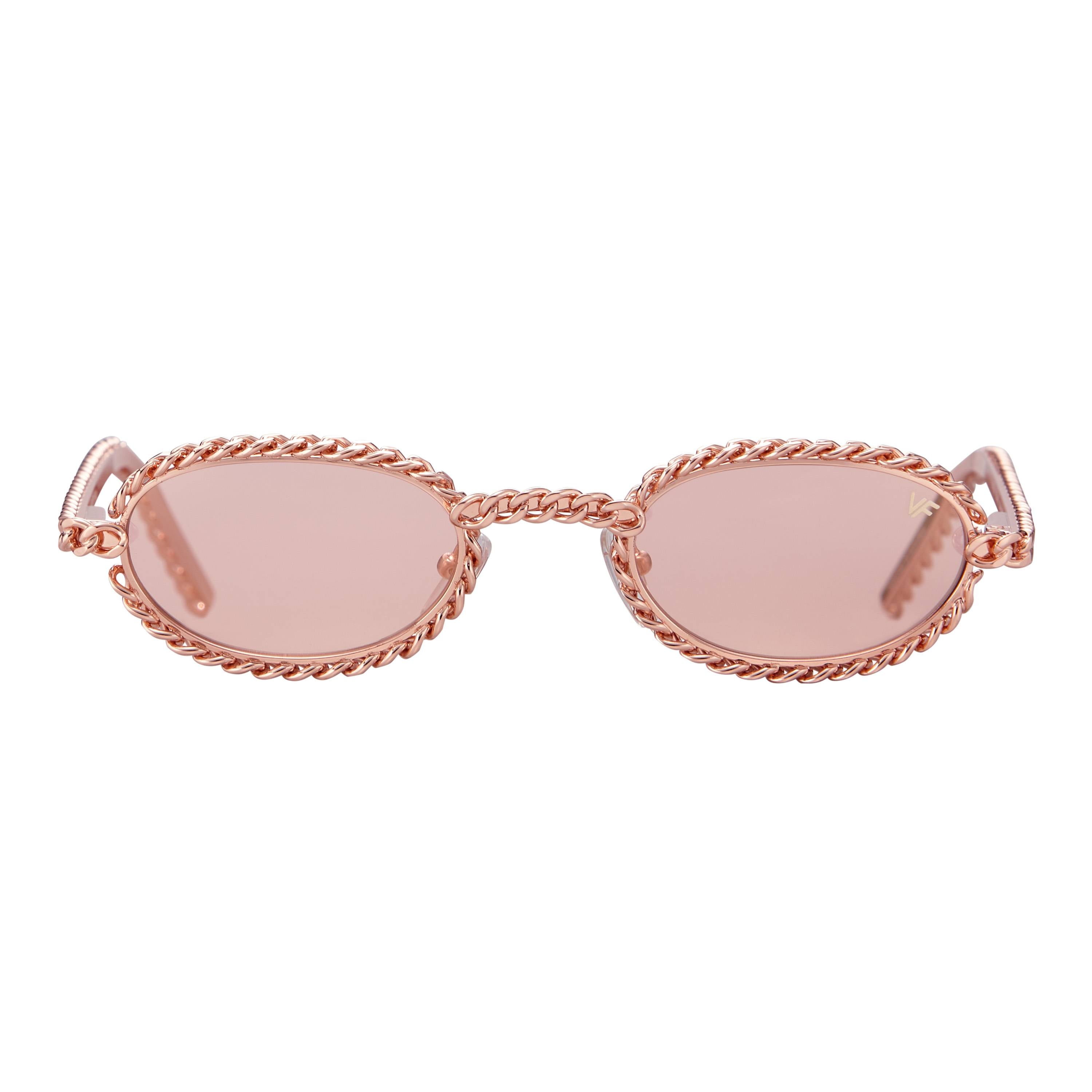 Rose gold vintage glasses 2025