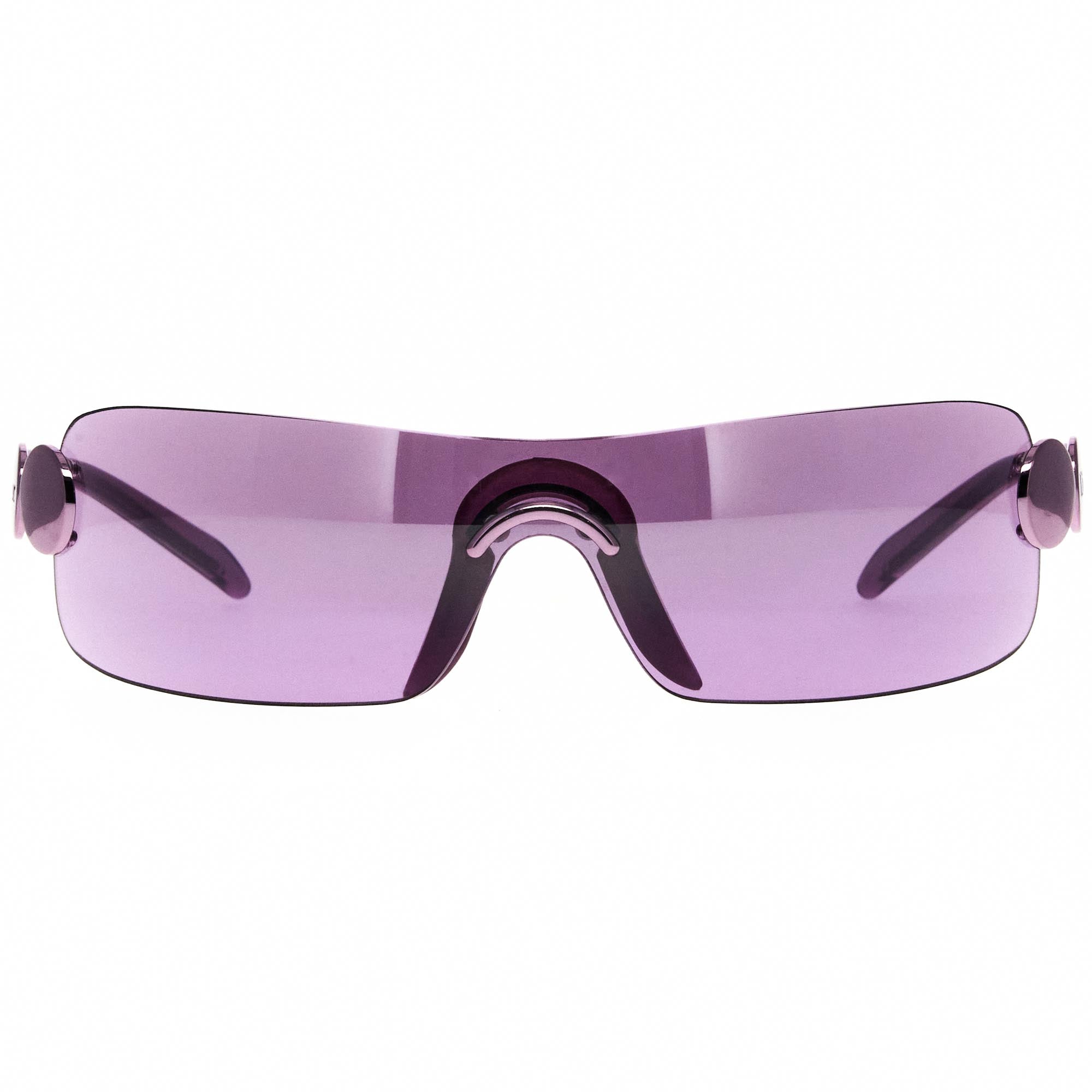 Auth. Dior pearlescent purple gradient wayfarer style glasses 2024