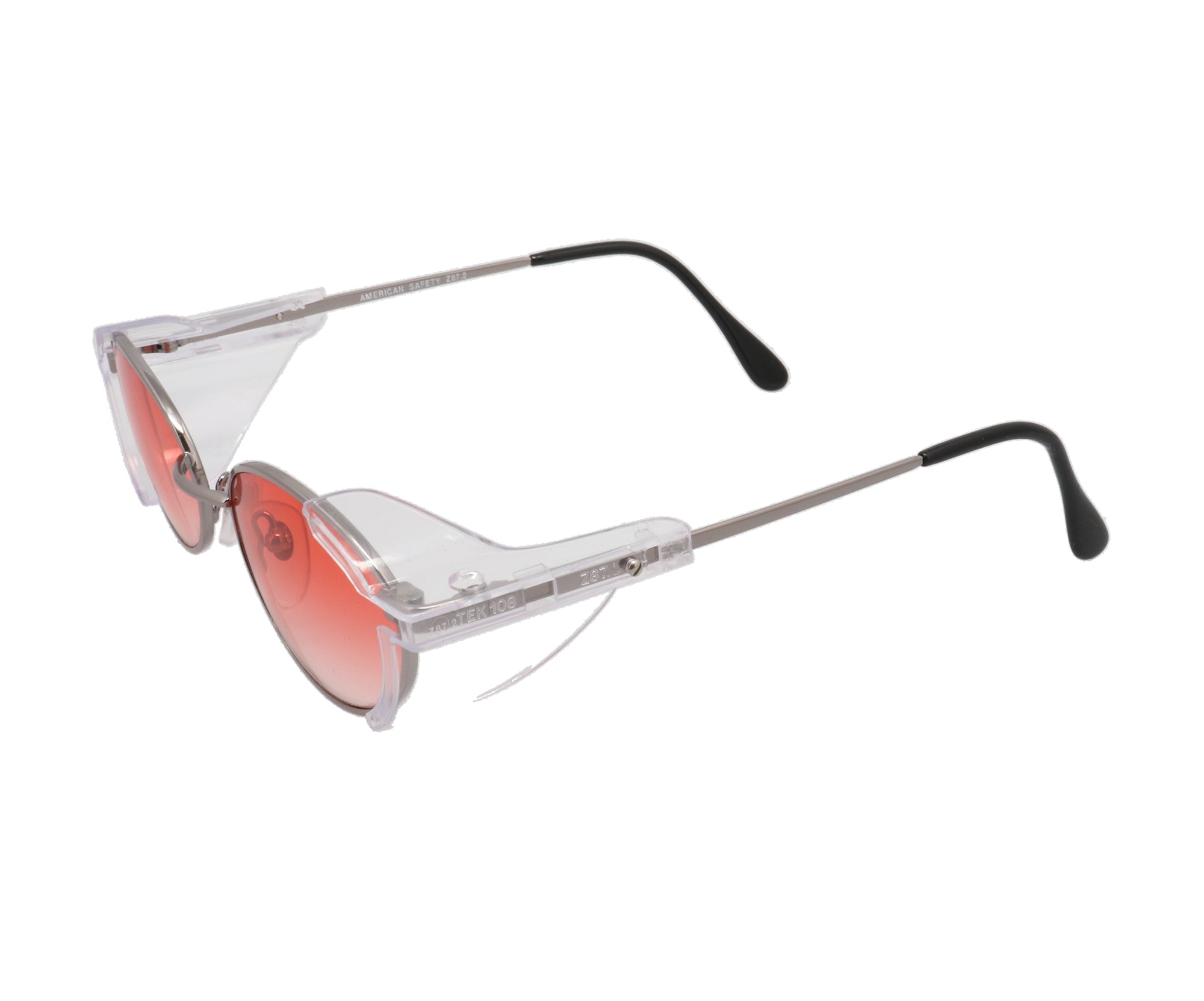 VF Pac Safety Glasses Silver (Red Gradient)