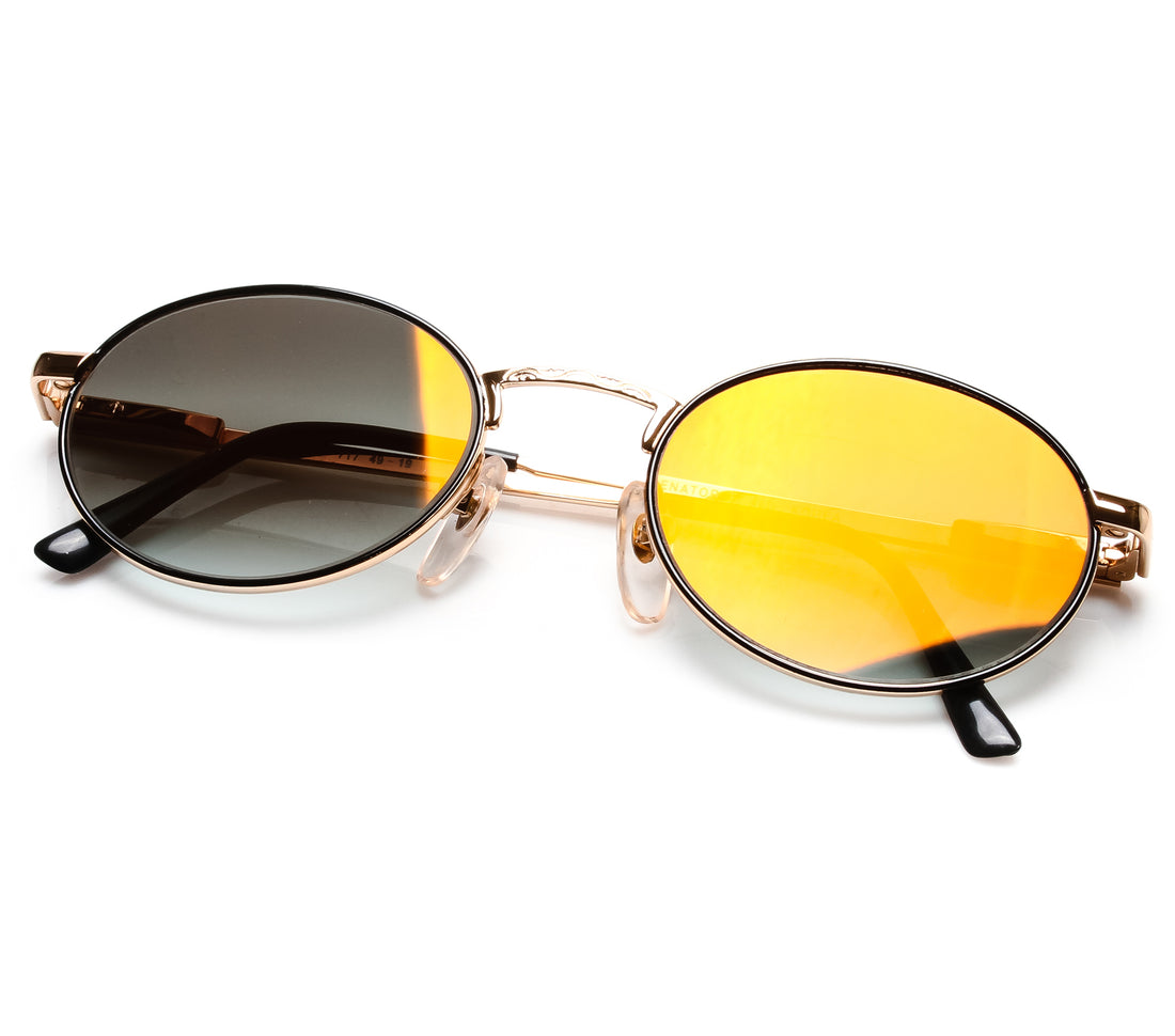 VF by Vintage Frames Detroit Player The &quot;D&quot; Grail (Black Gradient Flash Gold Flat Lens) Thumbnail