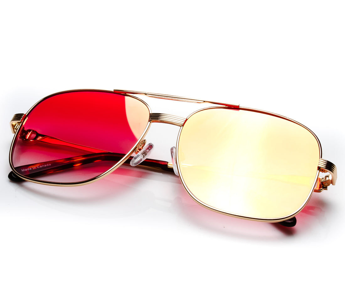 VF by Vintage Frames Master (Red Flash Gold Flat Lens) Thumbnail