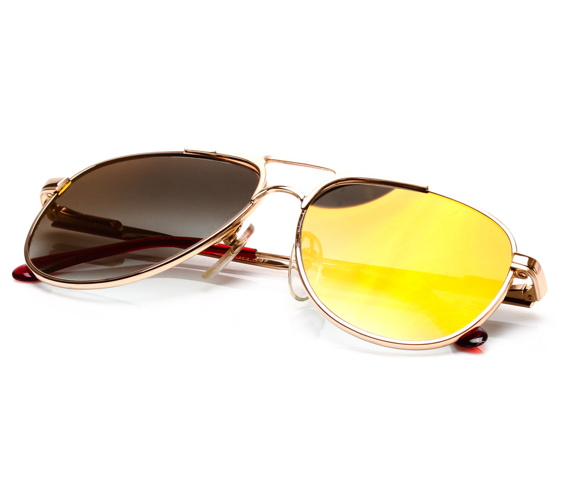 VF by Vintage Frames Grand Master Snatch Drip OG (Black Gradient Flash Gold Lens) Thumbnail