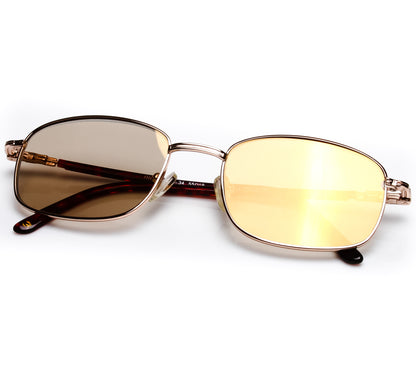 VF by Vintage Frames West Coast Player All Star Edition (Brown Flash Gold Flat Lens)