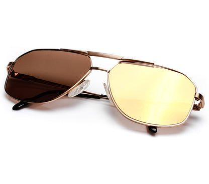 VF by Vintage Frames Snatch Daytona OG (Brown Flash Gold Flat Lens) Thumbnail