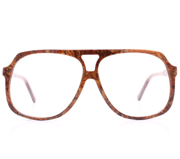 Vintage Frames by Corey Shapiro Le Maniac Burlwood Brown