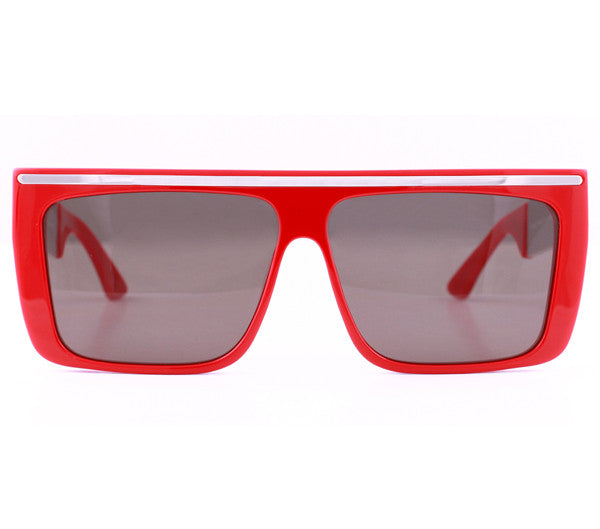 Vintage Frames by Corey Shapiro Love/Hate II Red/Silver Front